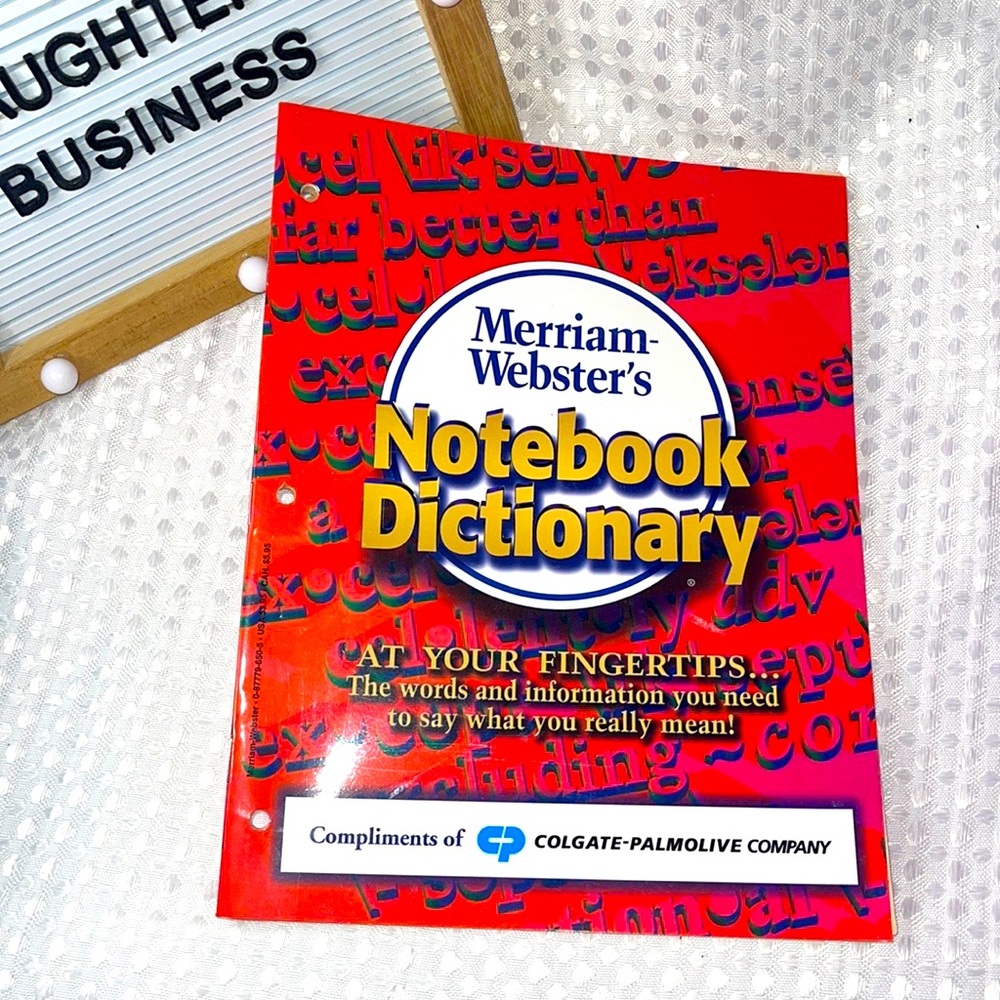 Merriam-Websters Notebook Dictionary by Merriam-Webster.